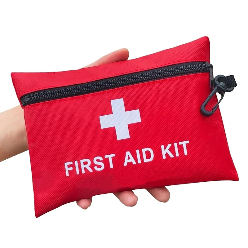 142 Piece Small First Aid Kit, Travel Size First Aid Kit Mini Forst Aid Kit for Home, Car, Travel, Camping, Truck, Sports