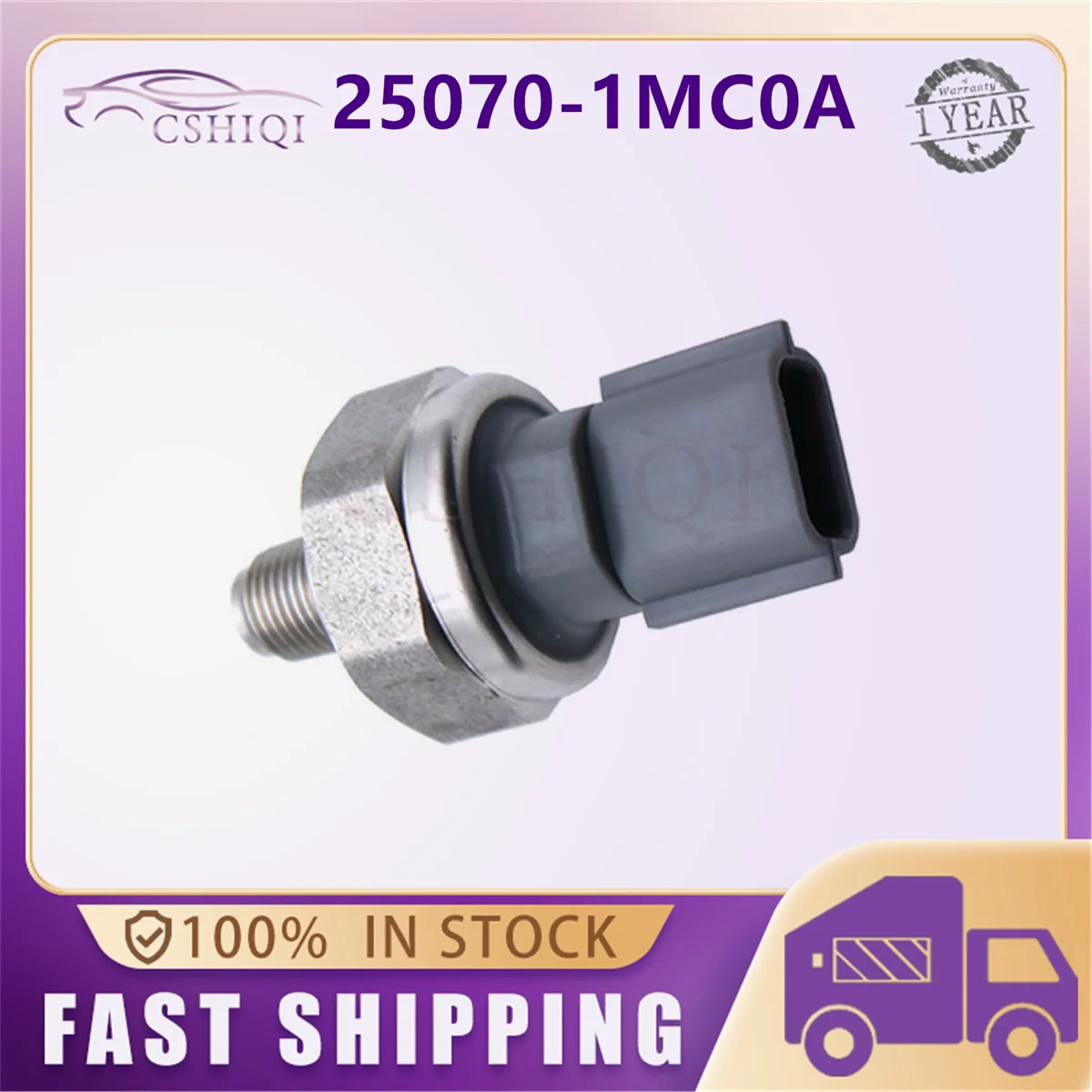 

Датчик давления масла в двигателе 25070-1MC0A для Nissan Altima, Juke, Maxima, Rogue, Sentra, Titan, Versa 250701MC0A 25070 1MC0A