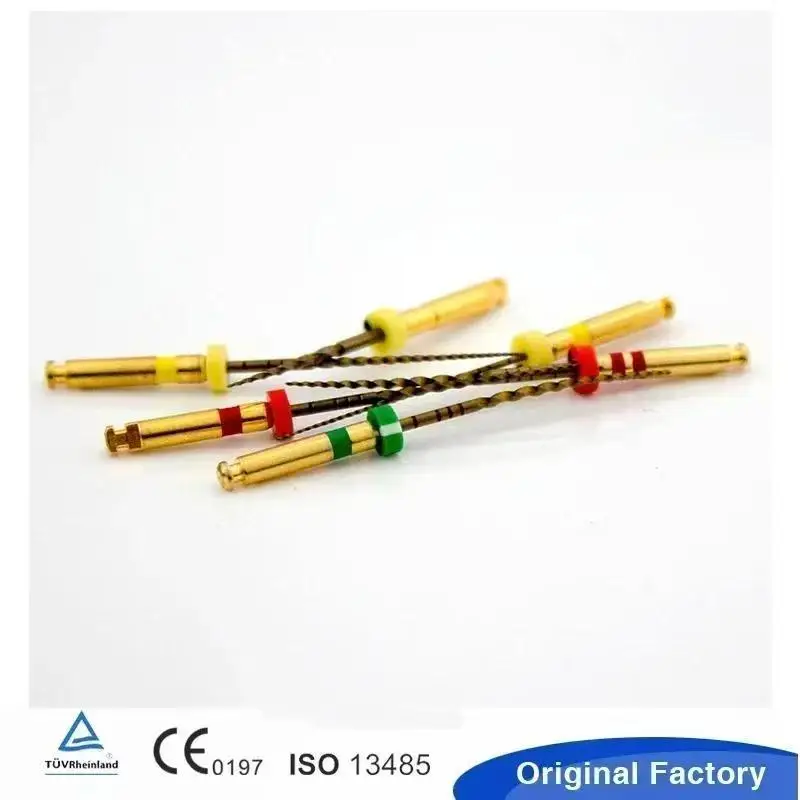 COXO SC-PRO 6-Pack Heat-Activated NiTi Rotary Files Anti-Fatigue Design Root Canal Shaping Endodontic No Cracks Or Scratches