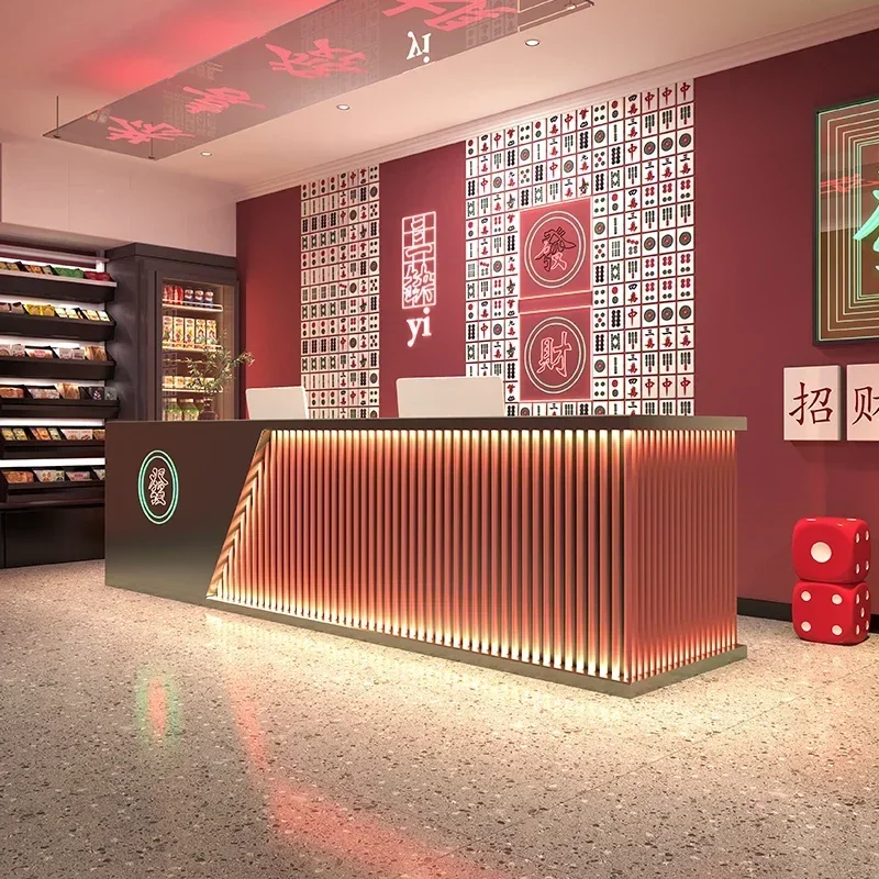 Cashier Table Bar Counter For Beauty Salon Office Furniture Companies Reception Barber Shop Desk Recepcja Bakery Customer Center
