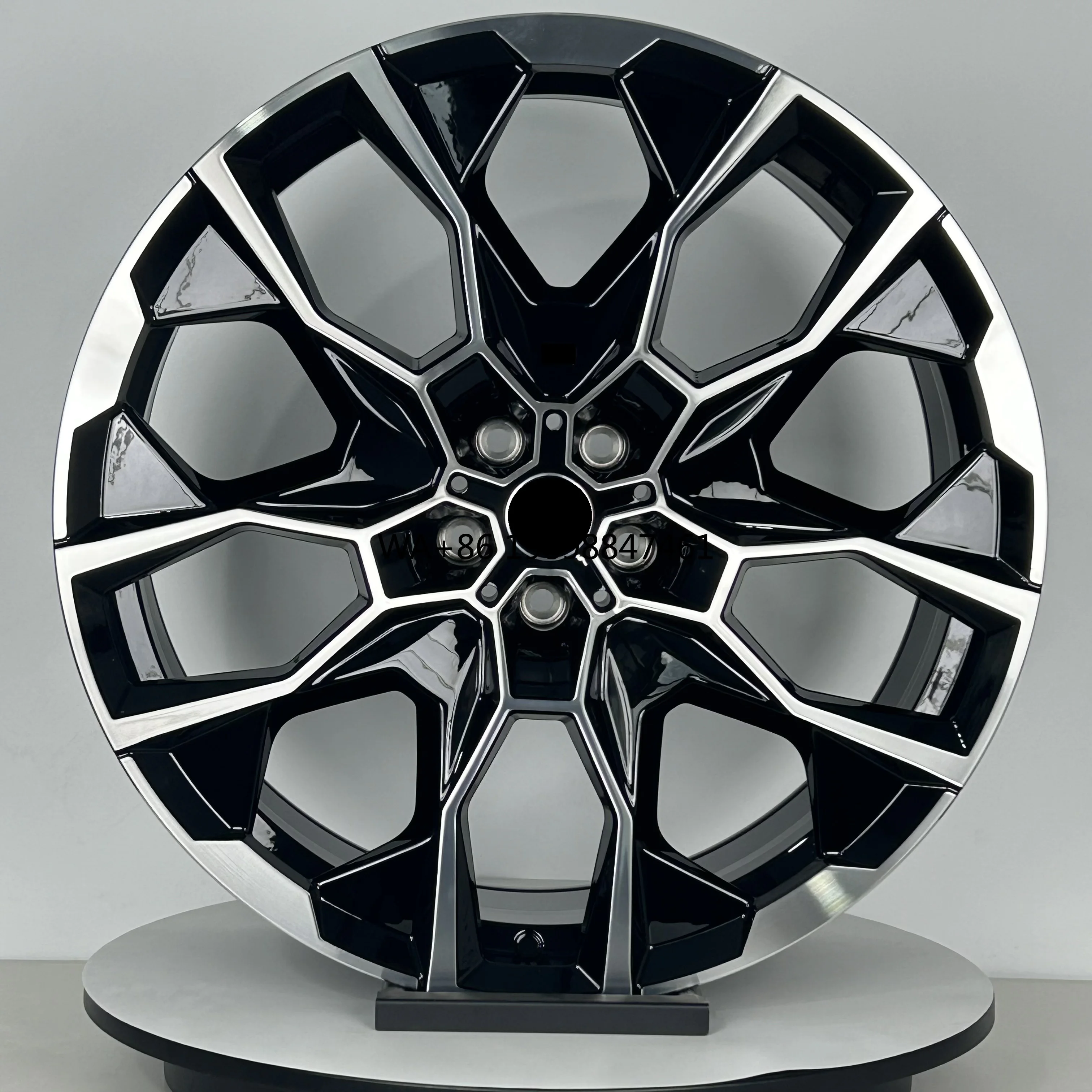 

Custom Passenger Car Wheels Forged 5x114.3 5x112 Aluminum Alloy Monoblock Black Car Rims for E90 F30 F10 E46 Mercedes benz