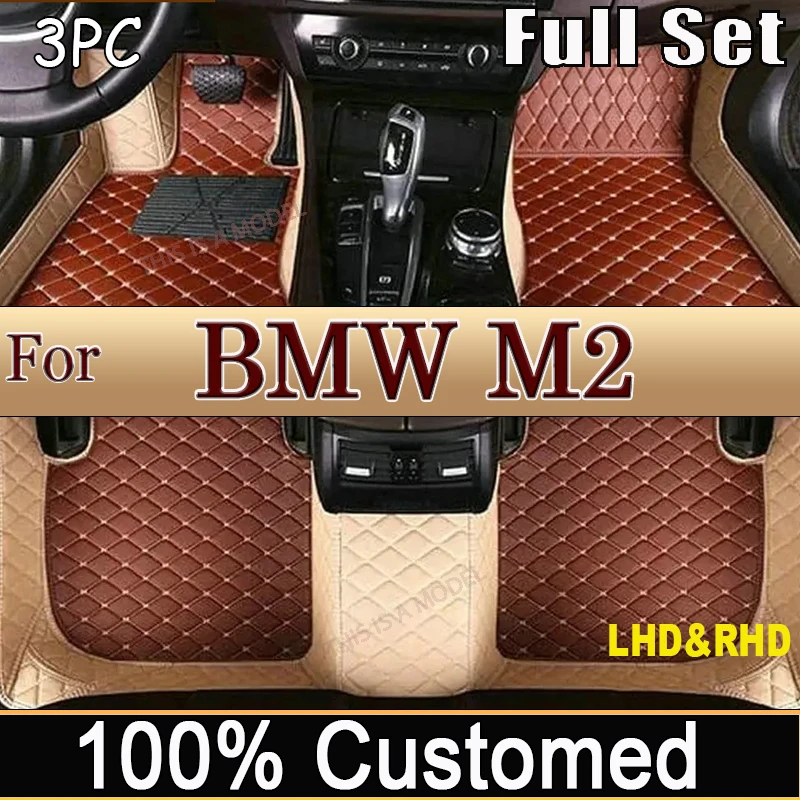 

Car Carpet Floor Mat For BMW M2 F87 2016~2021 5 Seats Waterproof Pads Car Mats Full Cover Cubre Pisos Para Autos Car Accessories