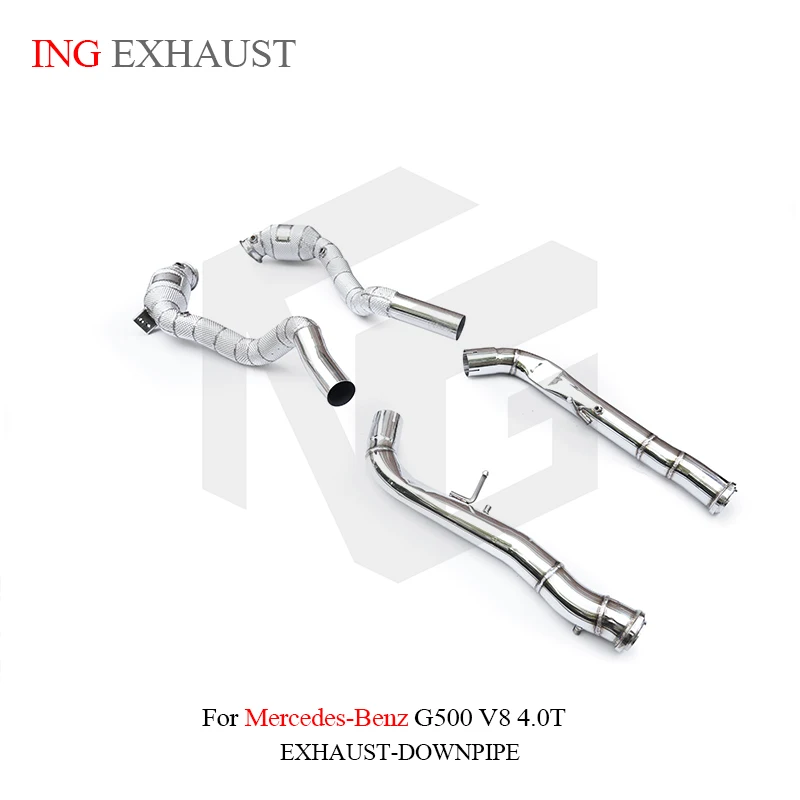 

ING High Performance Tube Header Cataly Downpipe for Mercedes BENZ G500 W464 Upgrade Engine Muffler Escape Pipe Exhaust