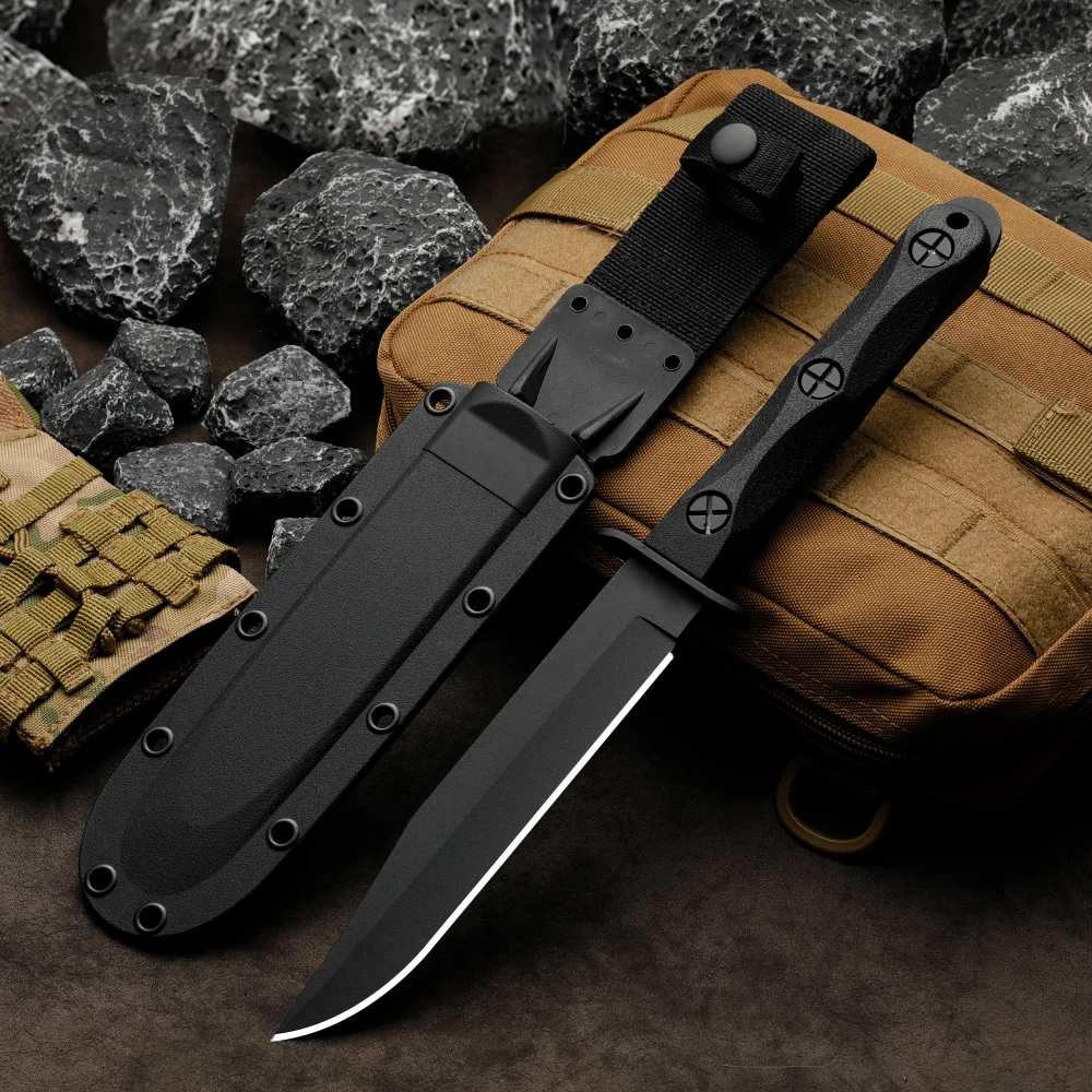 

EK45 Outdoor All-in-one High-hardness Straight Knife, Portable Outdoor Survival and Camping Multi-functional Fixed Hunting Knife