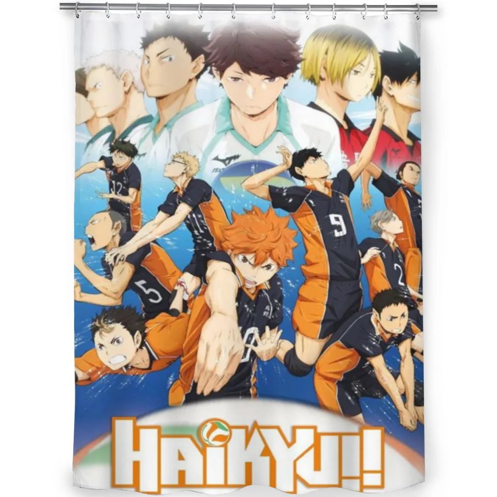 Haikyuu Shower Curtain  Bathroom Decoration Shower Curtain Birthday Gift