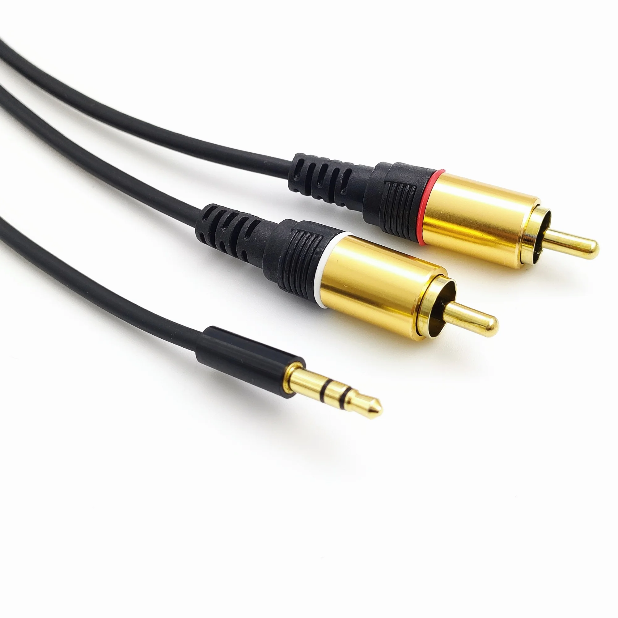 3M 10FT 3.5mm Audio to 2 RCA Cable 1/8