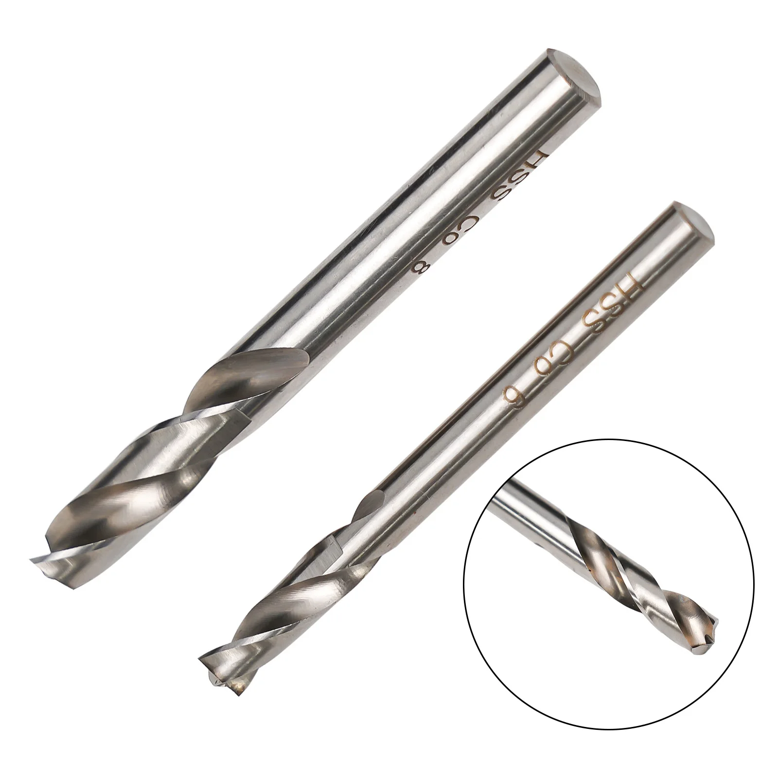 1/2 pz 6/8mm Punta da trapano per saldatura a punti Set HSS Co Cobalto Punta saldata a punti Pannelli separati Punte da taglio per fori