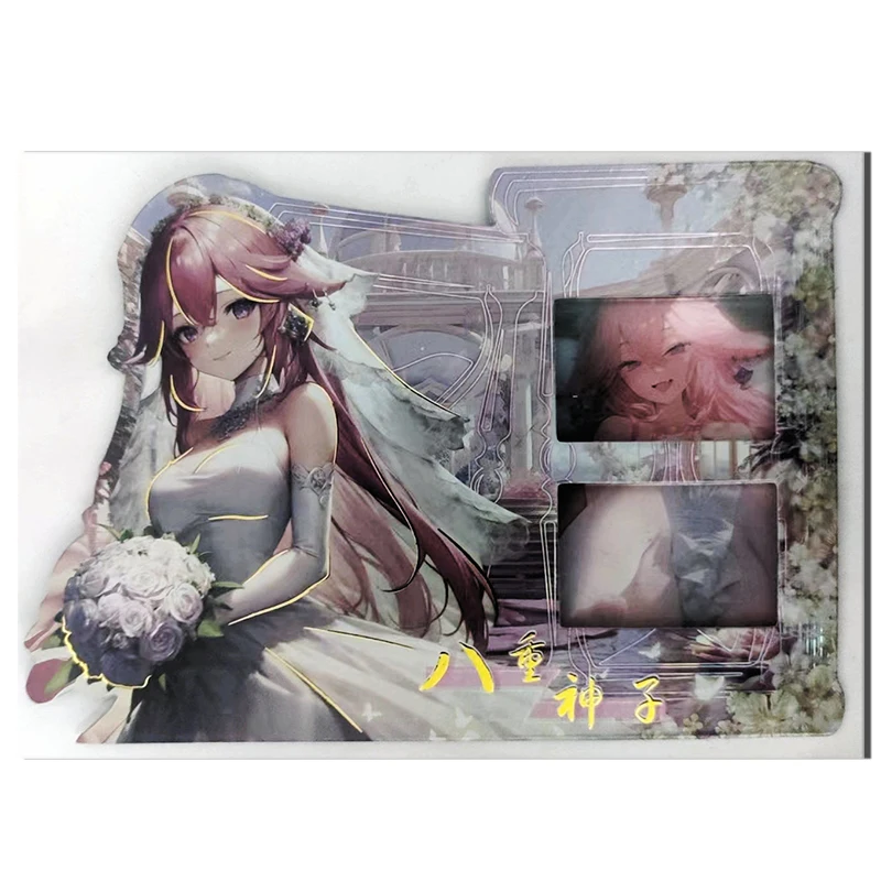 Goddess Story Dream couple Special-shaped film card Raiden Shogun Yae Miko Hu Tao Furina Yelan boy Toy collection Birthday gift