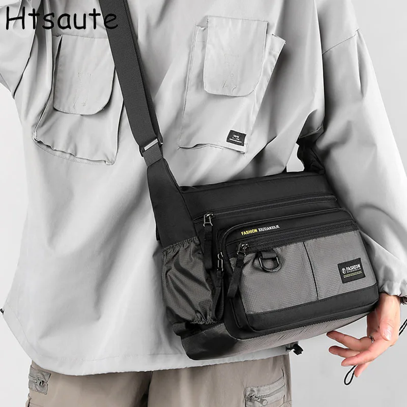 

Men's Satchel Oxford Cloth Shoulder Bag Men's Casual Handbag Crossbody Sling Bags Fashion Hand Machine Small Square Bags bolsos