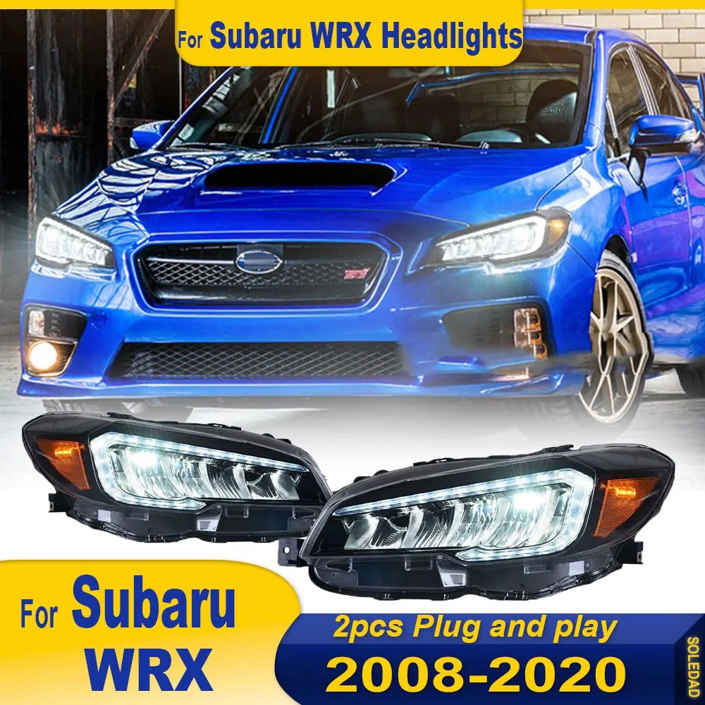 

Car LED Headlights for Subaru WRX Impreza LED Headlight 2008-2020 WRX Lamp Drl Projector Lens HeadLamp Accessories Plug and Play