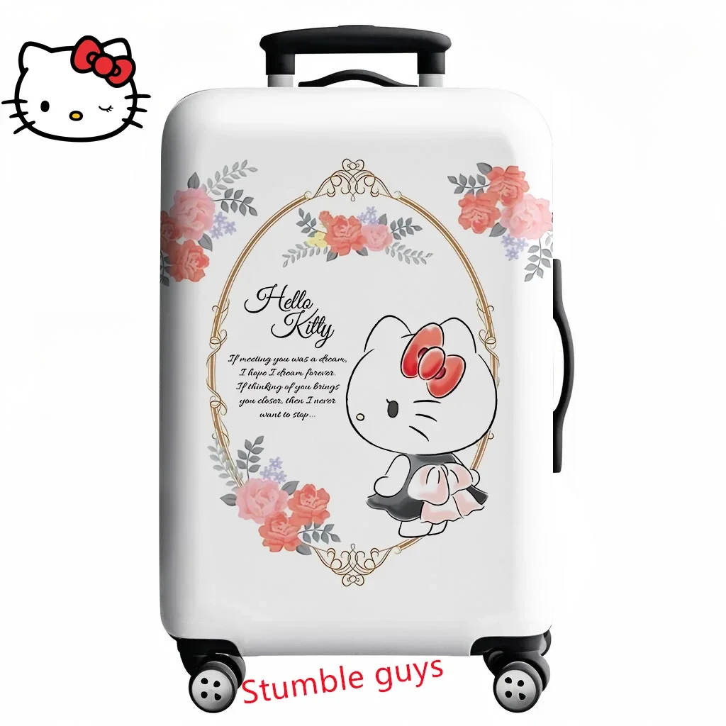 غطاء الأمتعة Demon Hunters Kpop يناسب حقائب السفر مقاس 18-32 بوصة بطباعة الرسوم المتحركة