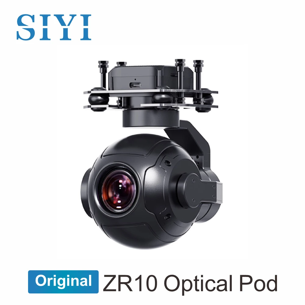 

Камера SIYI ZR10 2K 4MP QHD с 30-кратным гибридным (10-кратный оптический) зумом, 1/2.7-дюймовой CMOS-матрицей, HDR, ночным видением Starlight и 3-осевым стабилизатором для БПЛА (UAV POD)