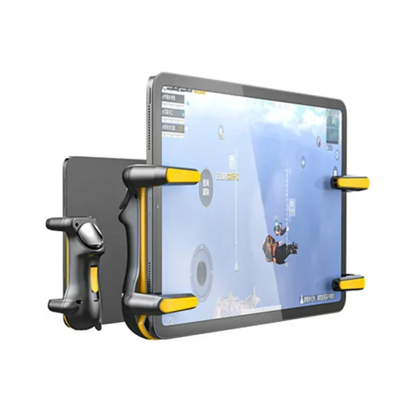 JS62 6 dedos accesorios de juego Gamepad Joystick para PUBG L1 R1 Aim Shooter controlador de juego para IPad Android Tablet Universal