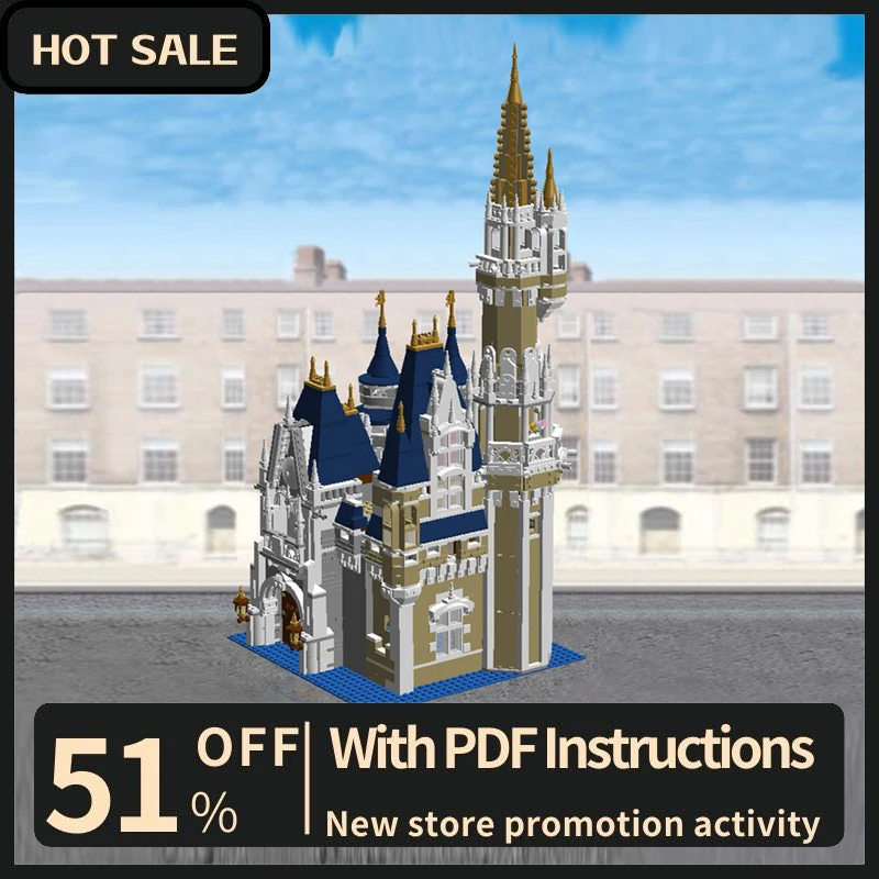 جديد 2515 قطعة مدينة الساخن عرض الشارع Moc وحدات القلعة نموذج اللبنات Diy بها بنفسك الأفكار الإبداعية الاطفال اللعب هدايا عيد الميلاد