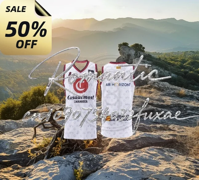 25New Zaragoza قميص كرة السلة الإسباني تي شيرتات قصيرة الاكمام التدريب تي شيرت الرياضة في الهواء الطلق الكبار ABC تنفس بلا أكمام