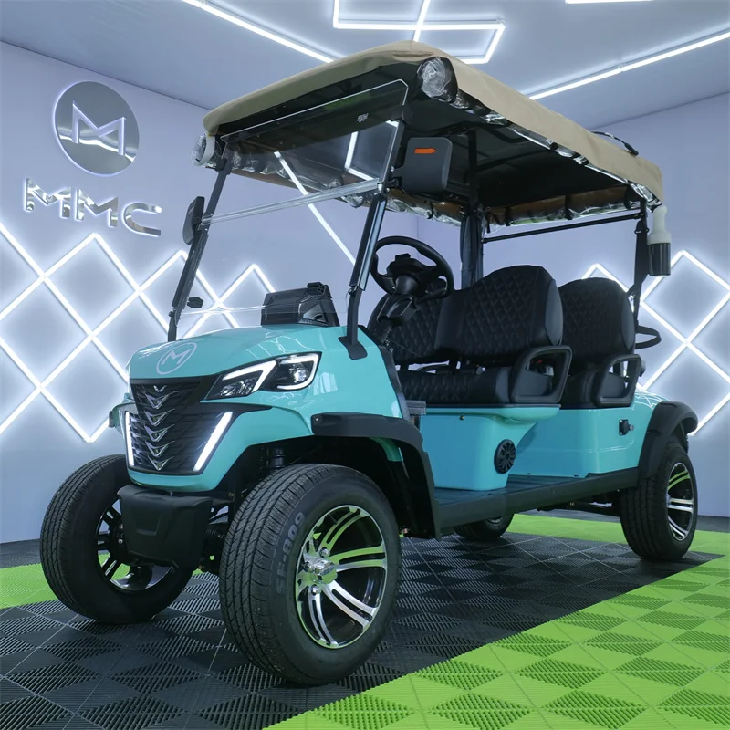 America's Best-Selling 4-Seater Classic 4000W Electric Golf Cart Off-Road Vehicle For Personal Leisure And Outdoor Courses