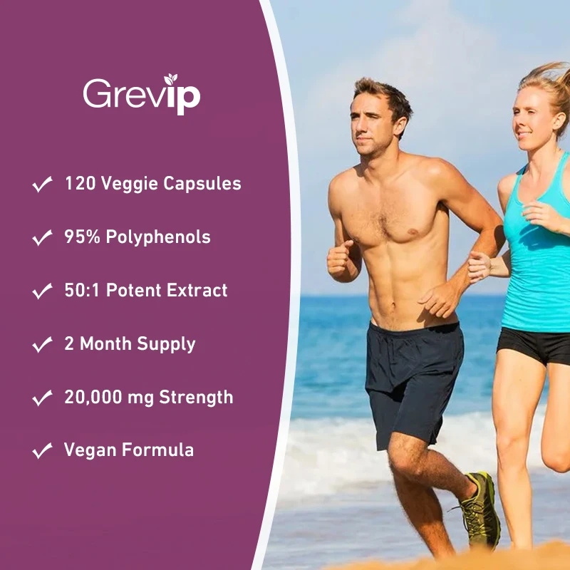 Grape Seed Extract - Whitening Capsule, Eliminate Facial Wrinkles, Brighten Skin Tone, Beauty Health