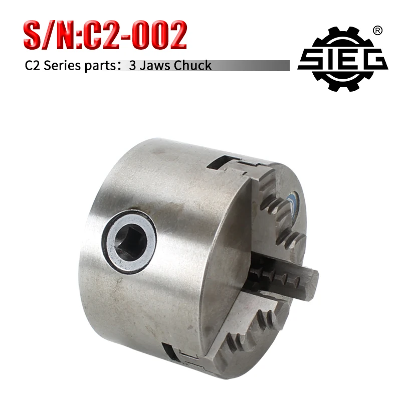 

3 Jaw Chuck 80mm Manual Chuck, for SC2&C2&C3&CX704&Grizzly G8688&G0765&Compact9&JET BD-6&BD-X7&BD-7 Mini Lathe Spares