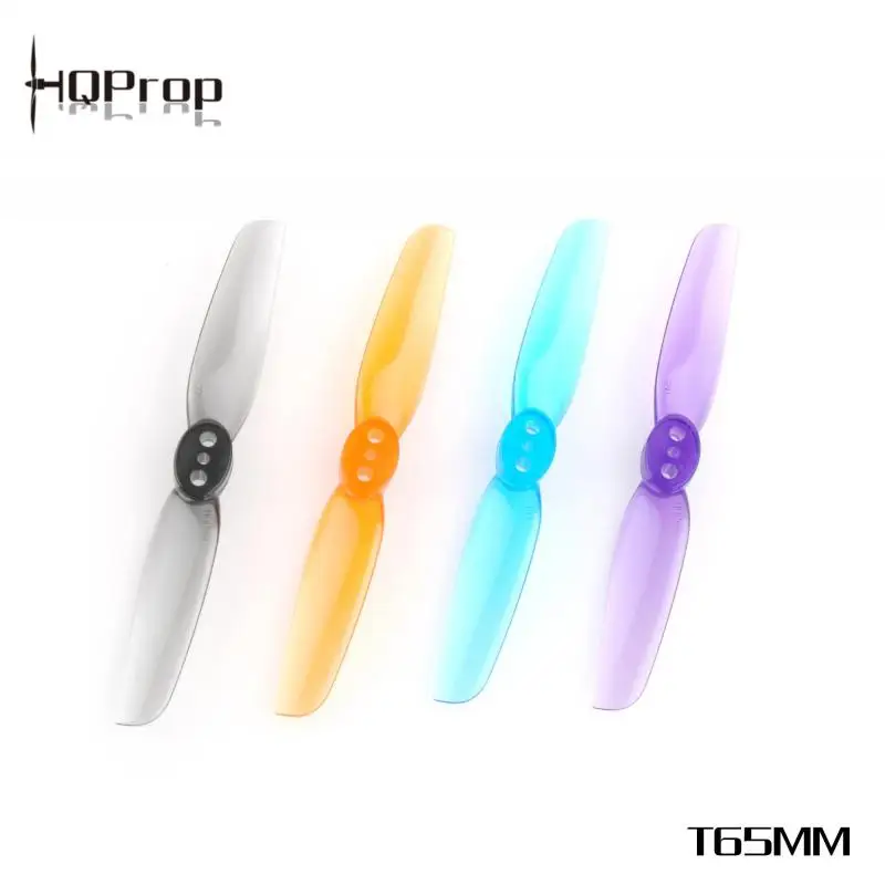 HQPROP T65MM 65 mm 2-Blatt-T-Mount-PC-Propeller 1,5 mm für FPV Freestyle 2,5 Zoll Zahnstocher Cinewhoop Kanaldrohne