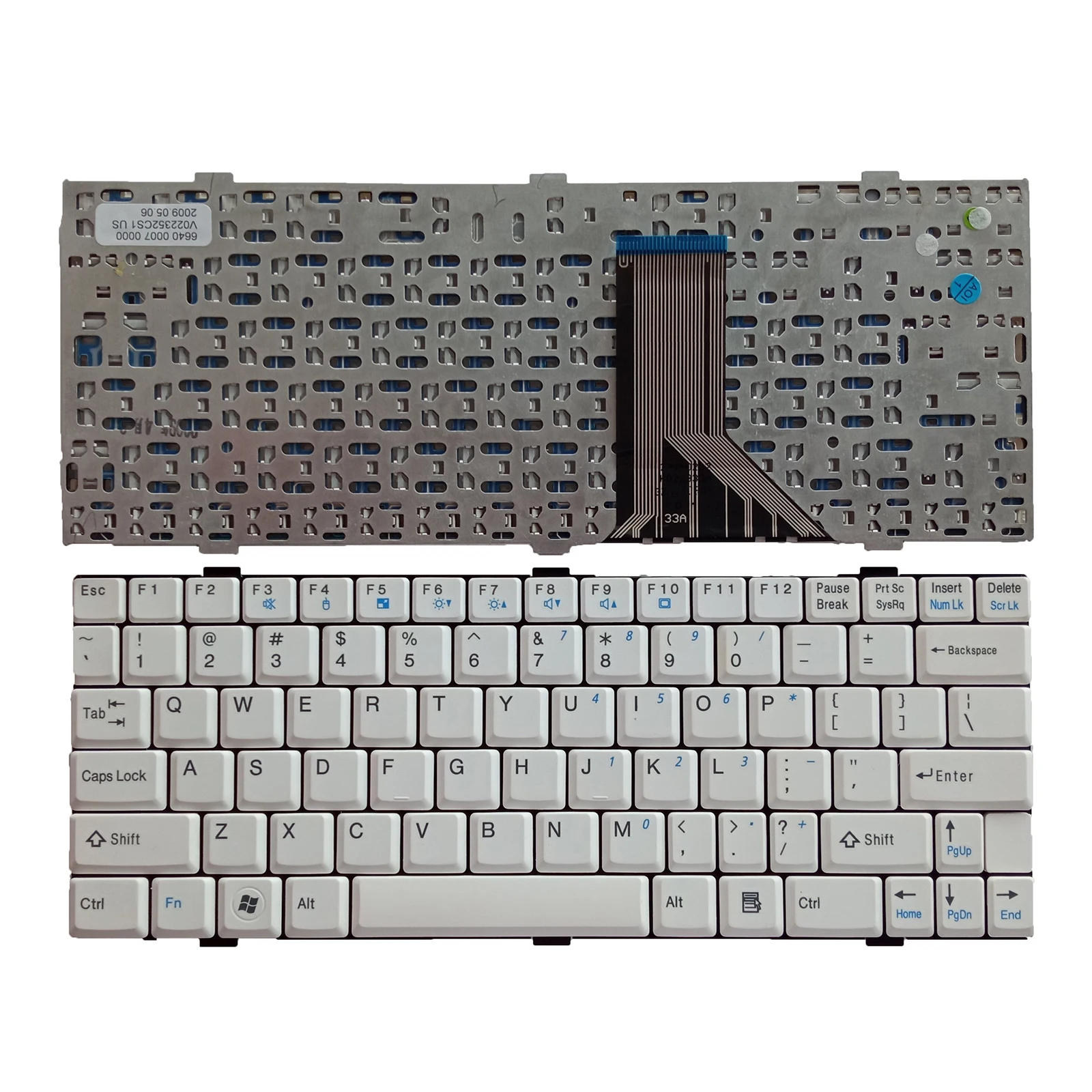 US Keyboard for Fujitsu P5010D P5020D P5000 B3010D B3020D CP160791-01 CP160446-01