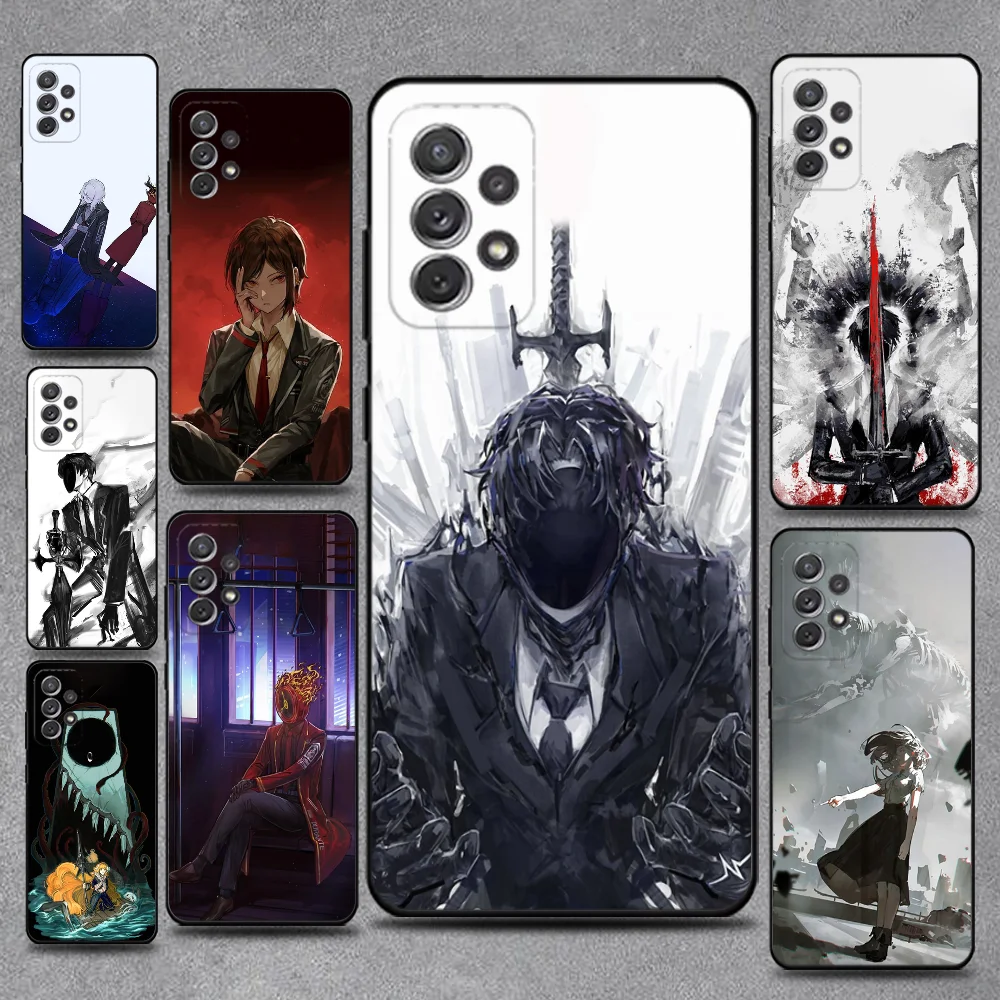 

Game Limbus C- Company Phone Case For Samsung S25,S24,S21,S22,S23,S30,Ultra,S20,Plus,Fe,Lite,Note,10,9,5G Black Cover