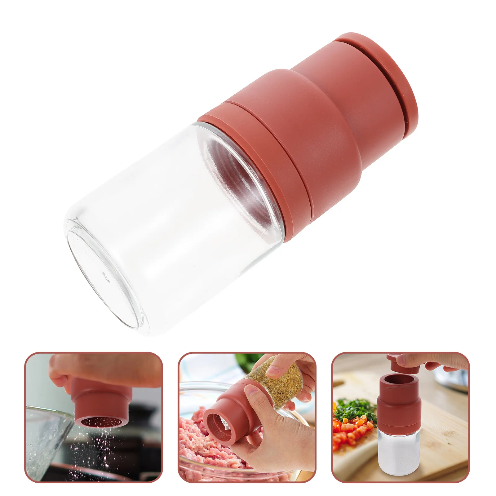

DOITOOL Sea Crusher Pepper Mill Coffee Bean Glass Seasoning Bottle Practical Kitchen Tool