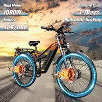 PULUMA PE86-PRO Electric Bicycle 2000W Motor 48V20AH Battery 26*3.0 Adult All-terrain Electric Bicycle Hydraulic Brake E Bike