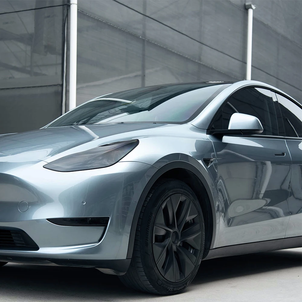 

Car Sticker Liquid Light Blue Color Change Wrap Vinyl Film PET Bubble Free Wrapping Car Accessories Auto Self Adhesive Decals