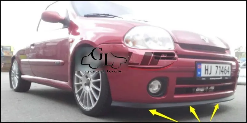 Bumper Lip Deflector Lips For Renault Megane Front Spoiler Skirt For TopGear Friends to Car Tuning View / Body Kit / Strip