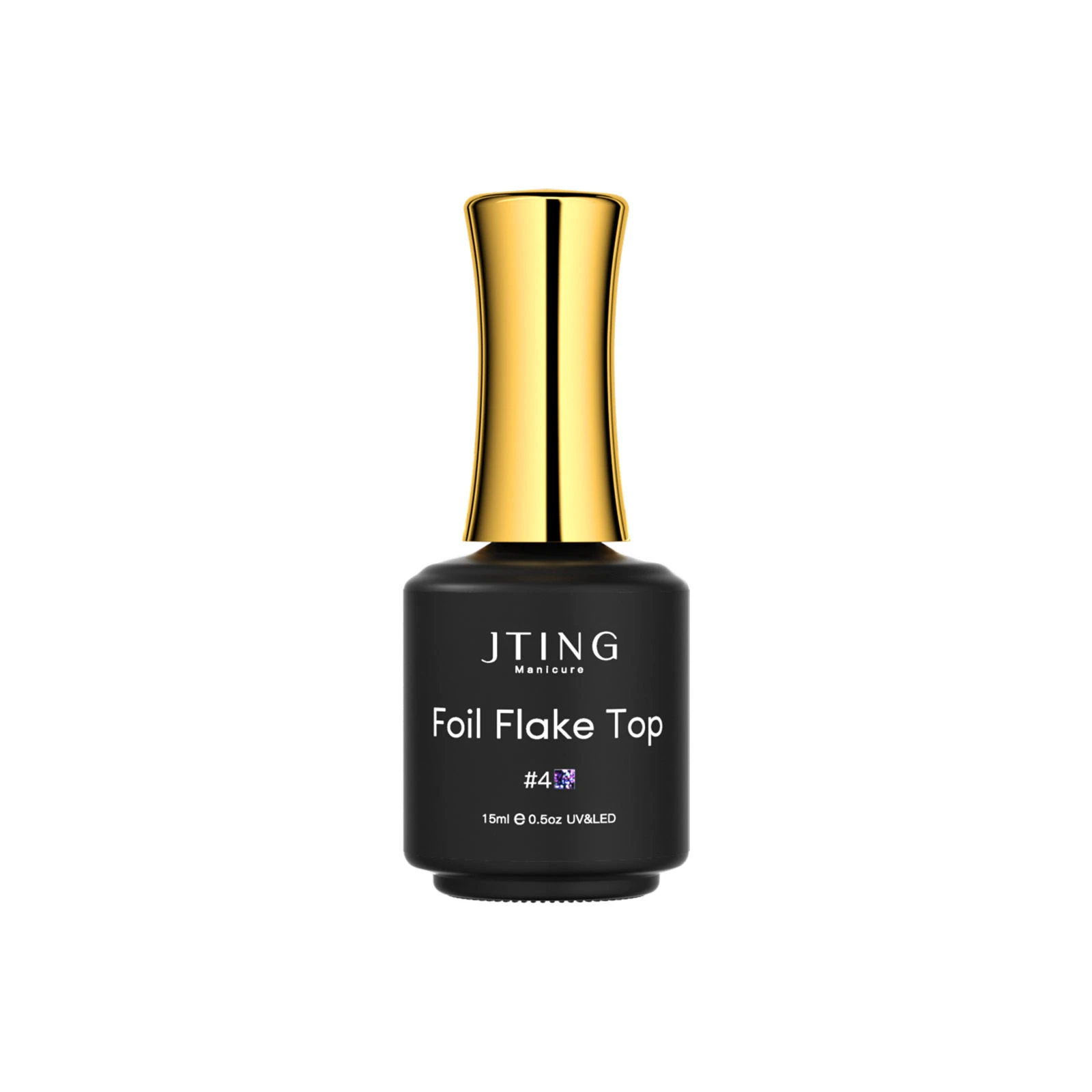 JTING 1 قطعة 15 مللي 5 ألوان عالية الصباغ لامعة فلاش بريق الأظافر احباط تقشر هلام البولندية معطف فوقي #6