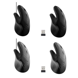 Ergonomic Vertical Mouse Computer Gaming Mice USB Optical Mouse Right Hand For Laptop PC Desktop