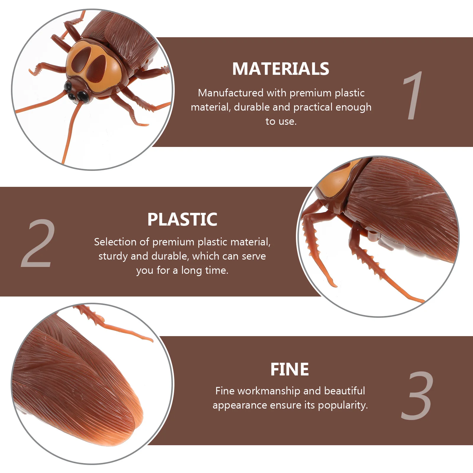 مجموعة واحدة من لعبة الصراصير الكهربائية التي يتم التحكم بها عن بعد، دعابة واقعية للمهرجانات والديكور المخيف