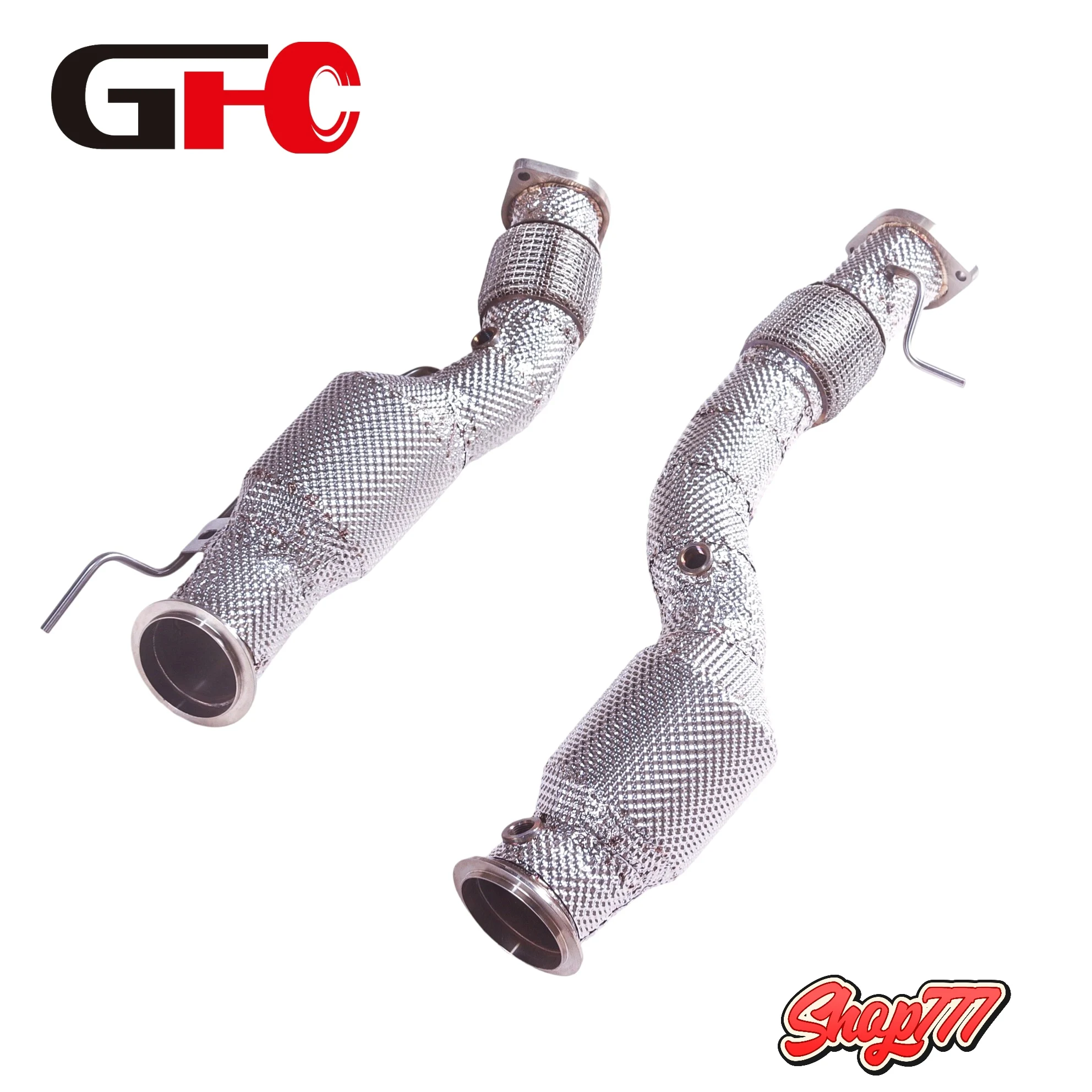 

Stainless Steel304 Down Pipe with 200Molybdenum Catalytic Converter High-flow Front Pipe for 2021 BMW X3m F97 3.0T