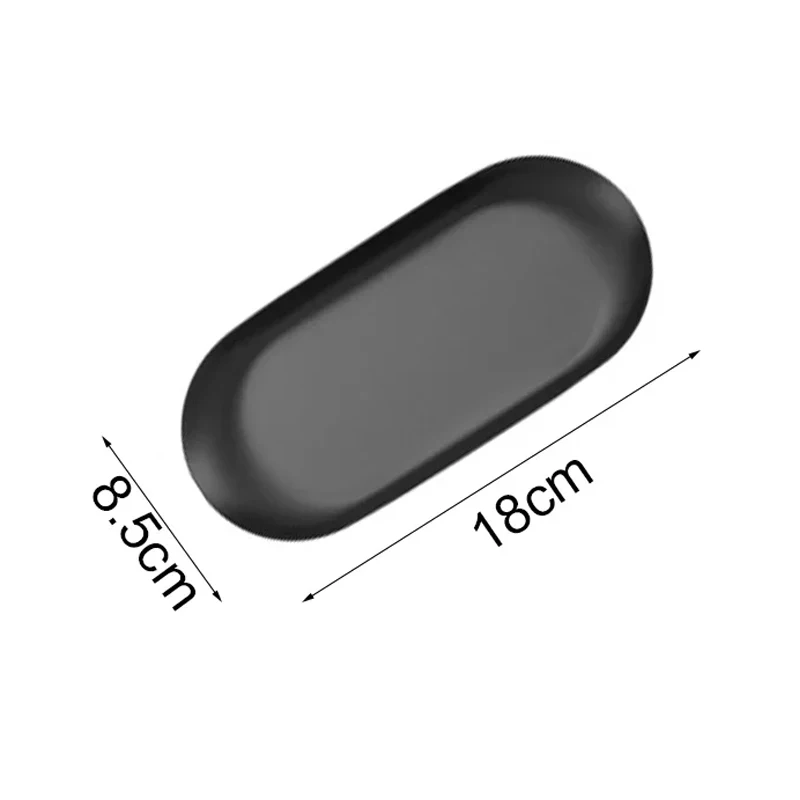 Plateau de rangement de cosmétiques en acier inoxydable, plaque d'équipement de Nail Art, plateau dentaire chirurgical pour médecin, faux ongles, stockage d'outils de plat 2030