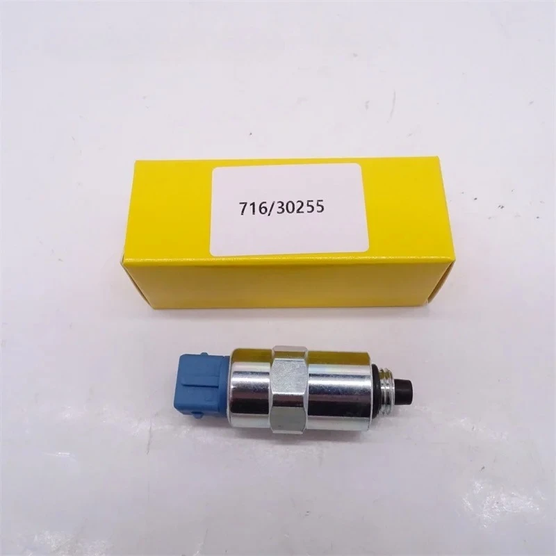 Fuel Solenoid 716-30255 716/30255 12V Fit For JCB 2CX 3CX Backhoe