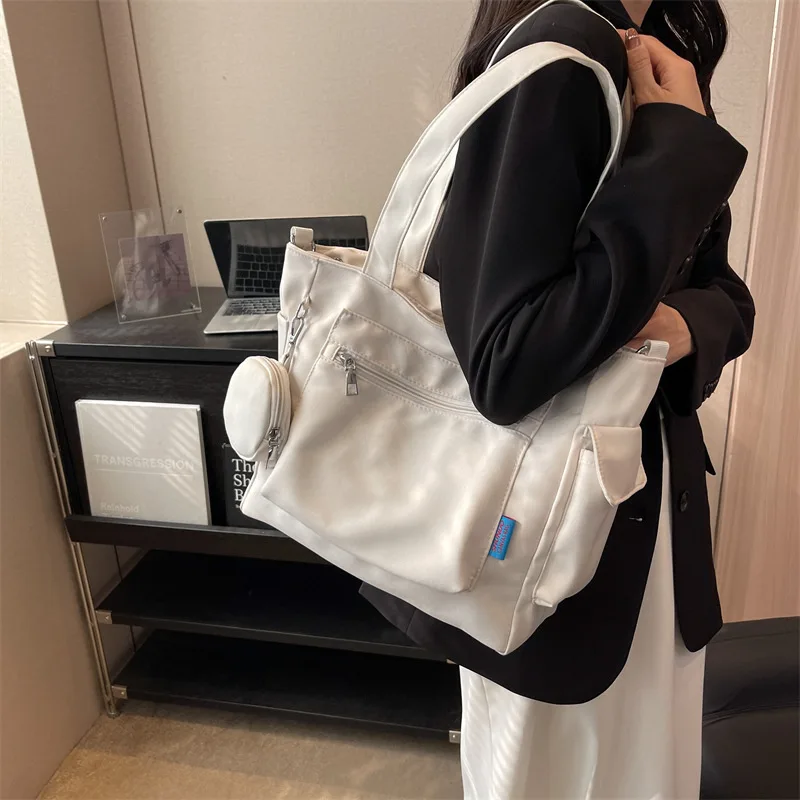 

Multifunctional Bag Large Capacity Commuting Handbag Women's Shoulder Bag Oxford Big Totes Fashion Tote