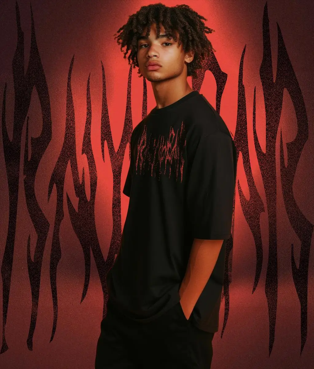 RAWFEAR T-Shirt | Twenty One Pilots Breach Inspired T-Shirt Gothic Y2K Style - view 2