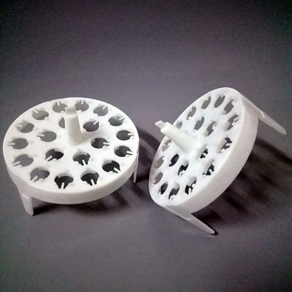 2 piece laboratory rack for 2ml,1.5ml centrifuge pipe text tube Plastic circular floating Storage tray 20 holes