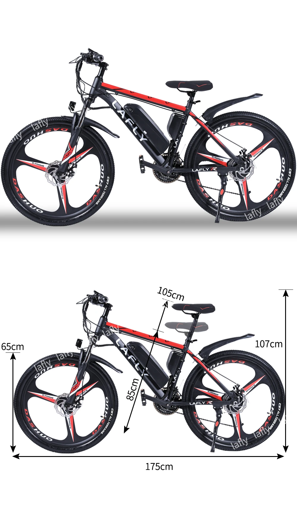 LAFLY 26 Inch 2023 NEW  electric bike 1000W 48V 15AH Battery Mountain Bike Electric Bicycle adult ebike lithium battery