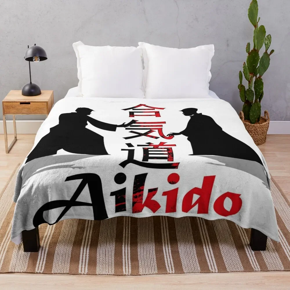 

Aikido Throw Blanket for winter Cute Plaid Hairys Blankets