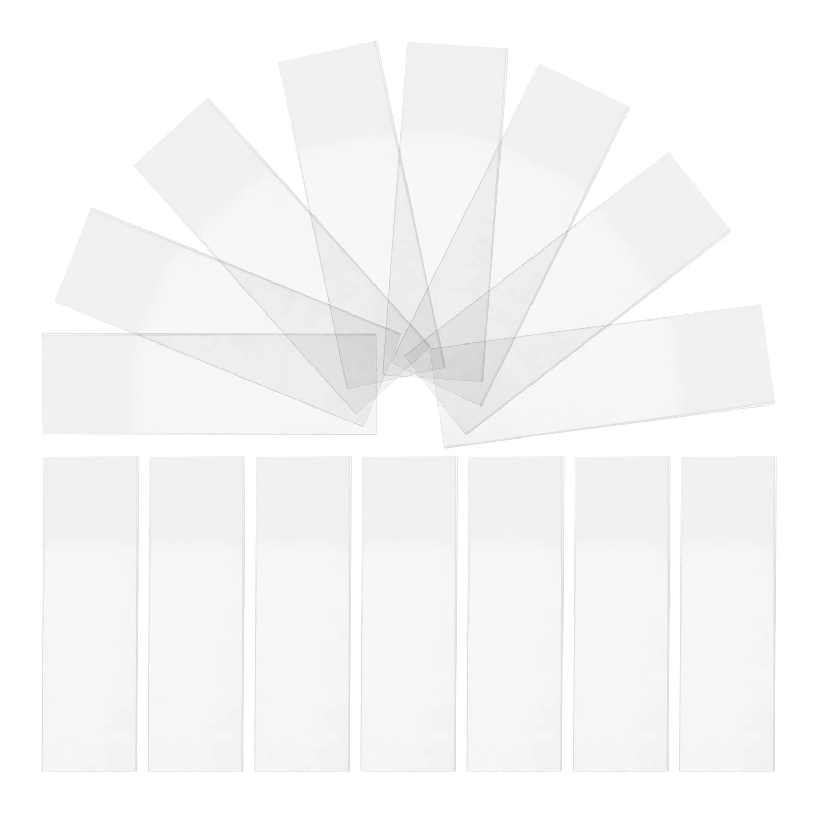 

50Pcs Microscope Slides Glass Frosted Flat Durable Laboratory Glass Slides for Microscope Experiment Preparation Observation