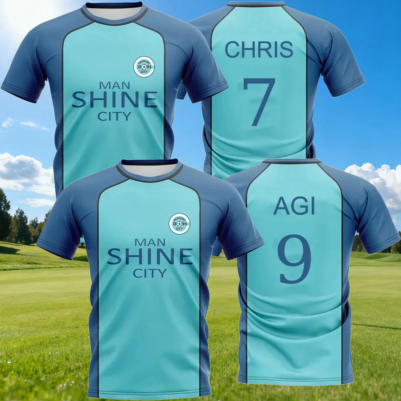 

Men/women Cartoon Anime Role-playing T-shirts Children Quick Drying Breathable Outdoor Sports Running Football Training Clothes