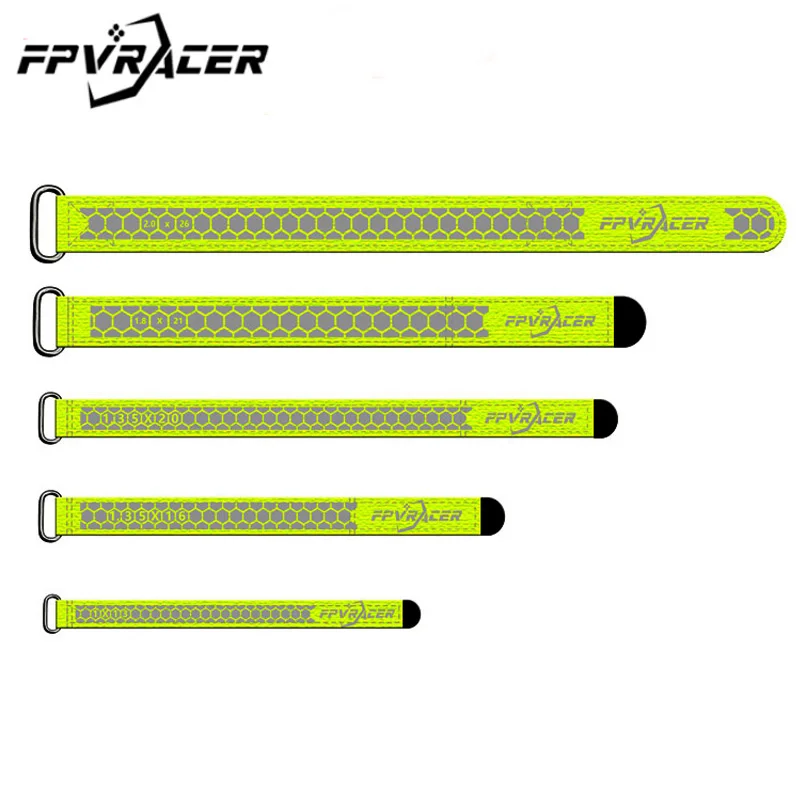 FPVRACER Battery Strap Tie Magic Tape Kevlar Wire with Metal Buckle Suitable for Remote Control Traversing Drones Quadcopter DIY