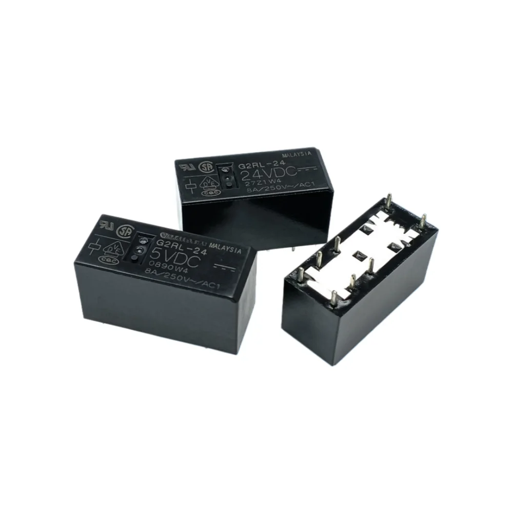 G2RL-2-12VDC 24VDC 5VDC relay DC12V 8-pin 8A two open two closed G2RL-2-5VDC G2RL-2-24VDC G2RL-2