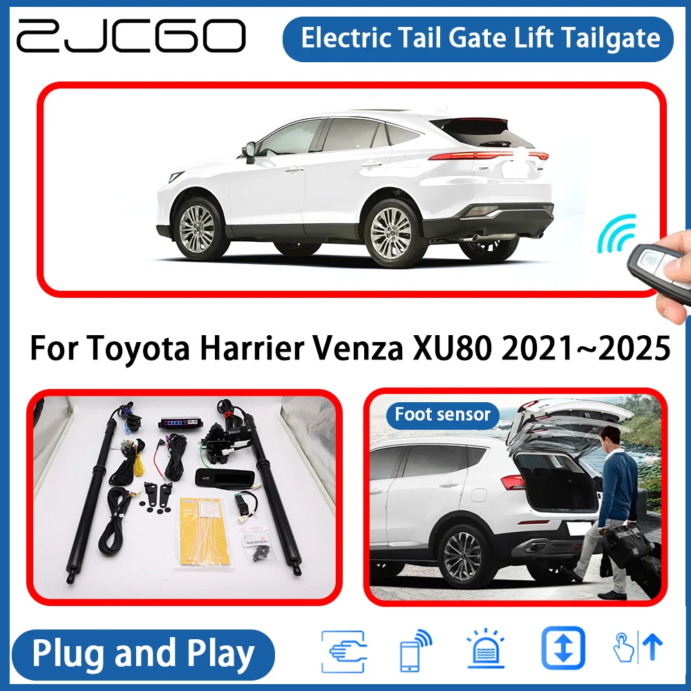

for Toyota Harrier Venza XU80 2021~2025 Automatic Powered Tailgate Power Liftgate Electric Tail Gate Lift Assisting System
