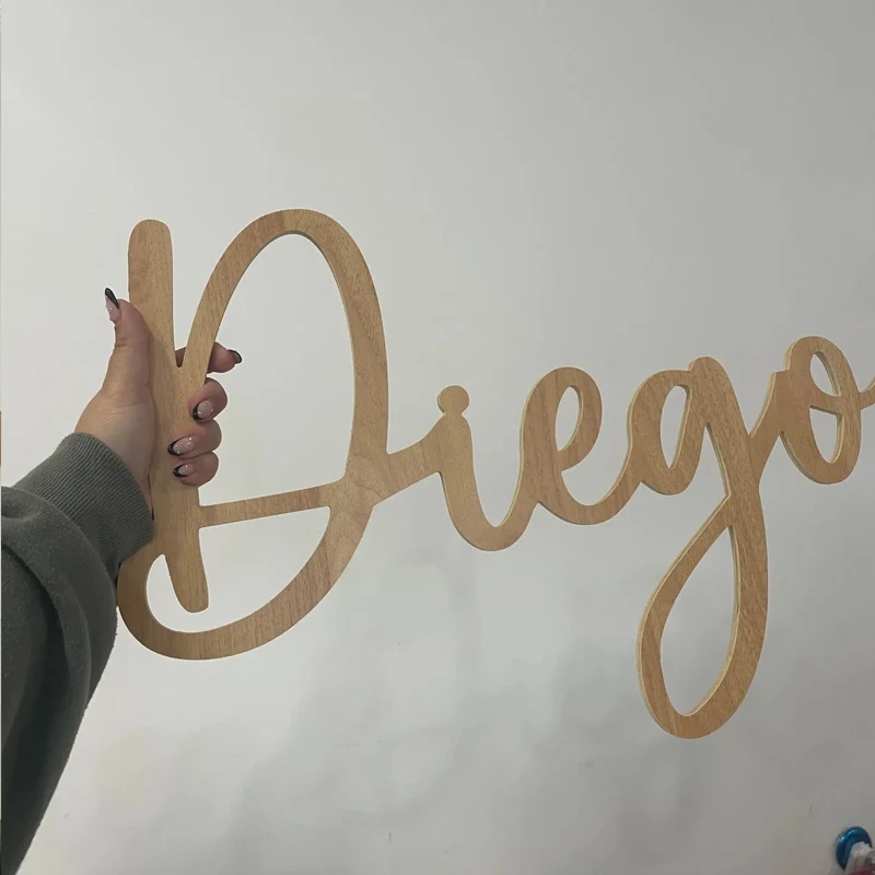 wood name sign, nurcery name sign, kid room decor, wooden wedding custom sign, personalize wall hangings