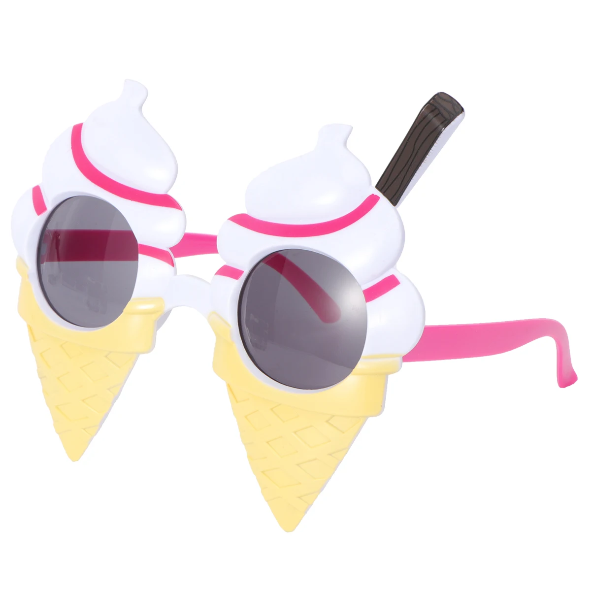

Funny Ice Cream Glasses for Birthday Years Celebrated Holiday Props Sweet Cone Accessories