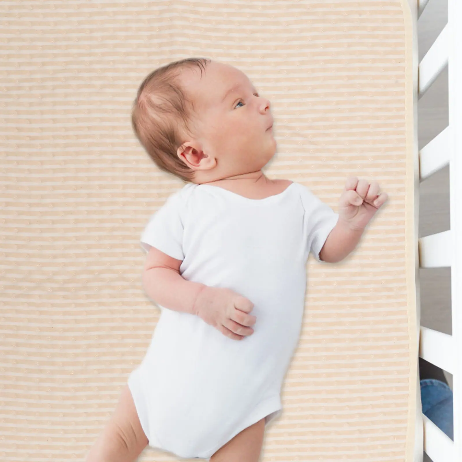 Baby Skin-Friendly Pad Washable Double-Sided Cotton Piss Mat For Infant Diaper Changing Mat Bedside