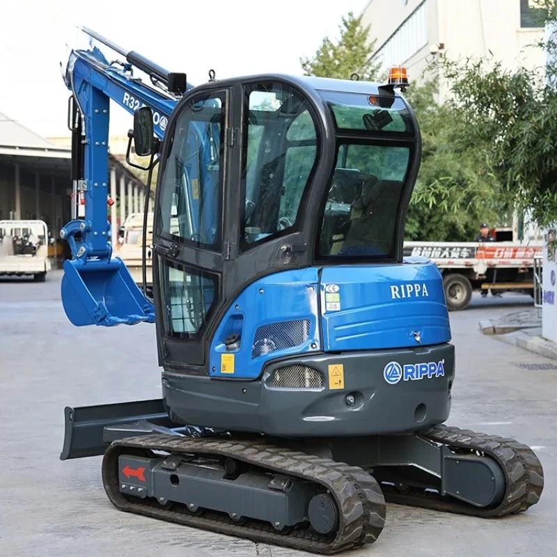 حفارة صغيرة لتحريك الأرض المنزلي، الزراعي، استخدام البستان، متعددة الأغراض، إيداع الكابينة المصغرة لحفارة الخطاف #3