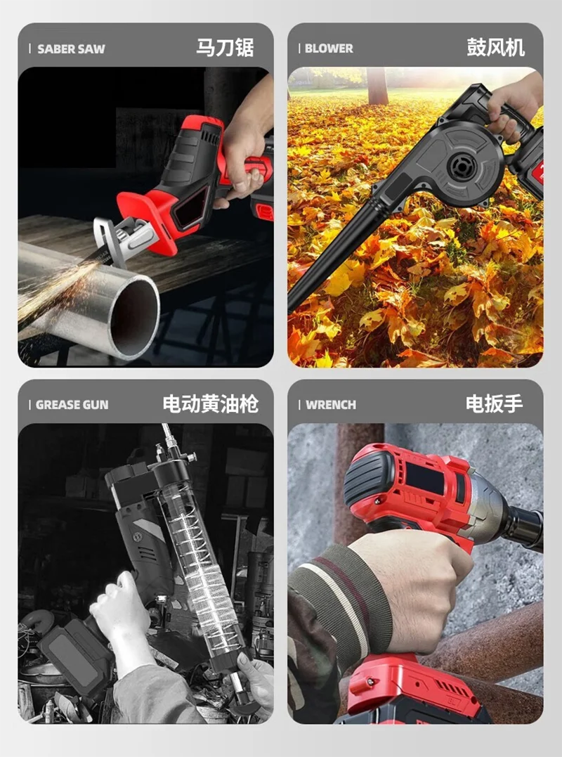 Suitable for Makita power tool rechargeable battery 18V21V 6000mAh electric screwdriver electric drill lithium ion battery larg